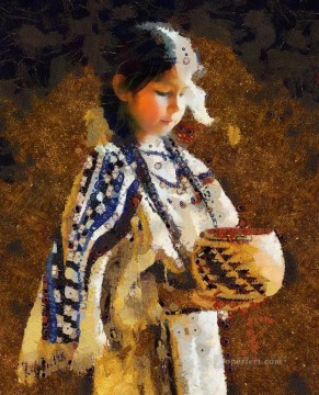  Indians Painting - western American Indians 57